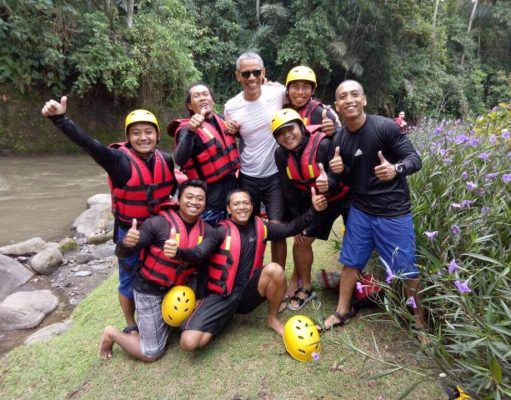Barack Obama sempat Nikmati Rafting di Desa Swing Bongkasa