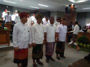 Pimpinan Definitif Diresmikan, Gede Dana dari PDI Perjuangan Ketua DPRD Karangasem