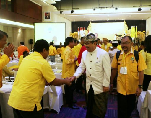 Wagub Hadiri Musda DPD Golkar Bali