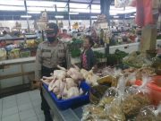 Putus Penyebaran Covid-19, Kelurahan Panjer Pantau Protokol Kesehatan di Pasar Rakyat