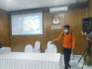 Jelang Pendaftaran Paslon, Kantor KPU Badung Disemprot Disinfektan