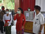 Wujudkan Kesetaraan Perempuan Dalam Pilwali 2020, Petugas KPPS di TPS 17 Banjar Kerta Sari Panjer Semua Perempuan