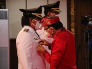Pasangan Giriasa Resmi Dilantik sebagai Bupati dan Wakil Bupati Badung
