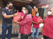 Sasar Ranting, DPC PDI Perjuangan Badung Salurkan 1.000 Paket Sembako