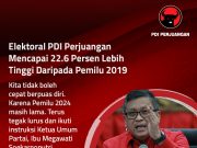 Lebih Tinggi dari Pemilu 2019, Elektoral PDI Perjuangan Meningkat Jadi 22,6 Persen