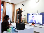 Diikuti Guru Se-Badung, Bupati Giri Prasta Buka Webinar Pendidikan Secara Virtual