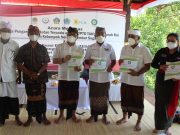 Awasi Kelestrian Hutan Mangrove, Wawali Arya Wibawa Hadiri Upacara Melaspas Pos Pengamanan Hutan Desa Adat Kepaon