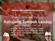 Tonggak Penajaman Citta, Buddhi dan Manah, DPD PDI Perjuangan Bali Ucapkan Selamat Hari Raya Tumpek Landep