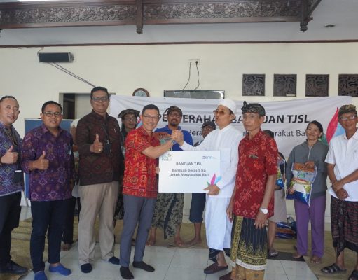 Salurkan Bantuan Sembako, PLN Sasar 7.000 Warga Kurang Mampu di Bali