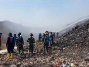 Progres Positif Penanganan Musibah Kebakaran TPA Suwung, Pembasahan Permukaan dan Penguraian Gas Metan Dioptimalkan