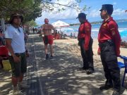 Libur Lebaran, Polisi Amankan Kawasan Pantai Kuta