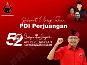 Wayan Koster Ucapkan Selamat HUT Ke-52 PDI Perjuangan