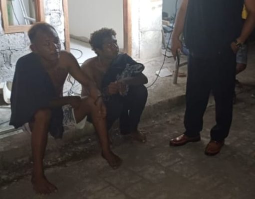 Nekat Curi Scaffolding, Dua Buruh Proyek di Ungasan Diamankan