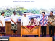 Akselerasi Infrastruktur Jalan di Kabupaten Badung, Bupati Adi Arnawa Tanda Tangani Perjanjian Pinjaman Daerah dengan PT SMI