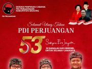 Tunjukkan Soliditas, DPC Badung Hadiri Pembukaan HUT Ke-53 PDI Perjuangan