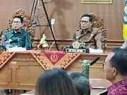 Ketua Komisi III DPRD Badung Ponda Wirawan Hadiri Pelantikan Direksi Perumda Pasar dan Pangan Mangu Giri Sidana
