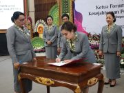 Ny. Ayu Kristi Arya Wibawa Dikukuhkan Sebagai Ketua Forum PUSPA Kota Denpasar