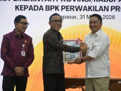 Walikota Jaya Negara Serahkan LKPD Unaudited TA 2025 Kepada BPK RI Perwakilan Bali