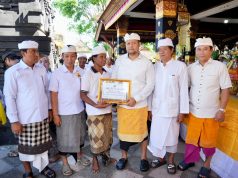 Wabup Badung Hadiri Melaspas Gong Kebyar di Banjar Silayukti