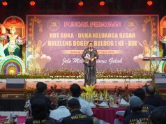 Hadiri HUT Ke-13 Buldog, Ibu Putri Koster Pesankan Tetap Jaga Solidaritas Dalam Mendukung Pembangunan Bali