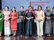 Hadiri DBFD, Ibu Putri Koster Dorong Kesadaran Masyarakat Dalam Pelestarian Tenun Tradisional