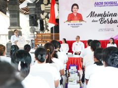 Ibu Putri Koster Gencarkan Aksi Sosial Membina dan Berbagi di Dua Desa di Badung