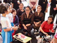 Ny. Antari Jaya Negara Hadiri Kreativitas Anak dan Pendidikan Serangkaian Gebyar PAUD