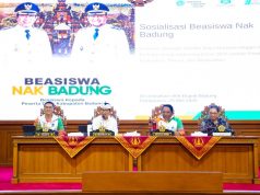 Bupati Adi Arnawa Pimpin Sosialisasi Program Beasiswa “Nak Badung” Tahun 2026