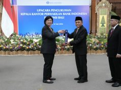 Perkuat Sinergi dengan Pemda, Achris Sarwani Resmi Dikukuhkan Sebagai Kepala BI Provinsi Bali
