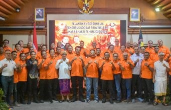 Sekda Eddy Mulya Hadiri Pengukuhan Pengurus Kodrat Bali Masa Bakti 2025-2029