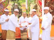 Walikota Jaya Negara Hadiri Karya Tawur di Pura Kahyangan dan Mrajapati Desa Adat Sumerta