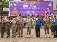 Walikota Jaya Negara Pimpin Apel HUT Satpol PP, Satlinmas dan Pemadam Kebakaran