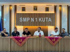 Ketua DPRD Badung Anom Gumanti Hadiri Sosialisasi SPMB SMP Negeri 1 Kuta Tahun Pelajaran 2026/2027