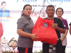 Hadiri Berbelanja dan Berbagi TP PKK di Buleleng, Ny. Seniasih Giri Prasta Ajak UMKM Geliatkan Perekonomian Lokal