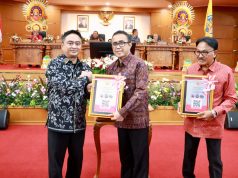 Walikota Jaya Negara Terima LHP dari BPK RI Perwakilan Bali, Kota Denpasar Raih Opini WTP Ke-14