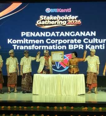 Gelar Stakeholder Gathering 2026, BPRKanti Luncurkan Logo Baru dan Buku “Lawar Leadership”