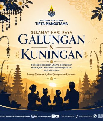 Perumda Air Minum Tirta Mangutama Badung Ucapkan Selamat Merayakan Hari Suci Galungan dan Kuningan