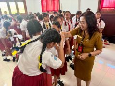 MPLS di SMP Negeri 3 Kuta, Bunda Anti Narkoba Badung Minta Siswa Waspada Bahaya Narkoba Sejak Dini