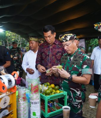 Festival Rakyat Nobar Bola Gembira Resmi Dibuka Pangdam IX/Udayana, Hadirkan Hiburan, UMKM, dan Semangat Persatuan