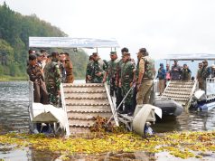 Kolaborasi Nyata Pulihkan Danau Buyan, Pangdam IX/Udayana Tegaskan Komitmen TNI Menjaga Kelestarian Alam Bali