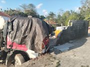 Rem Diduga Blong, Truk Cor Molen Tabrak Garase Rumah, Sembilan Motor Rusak