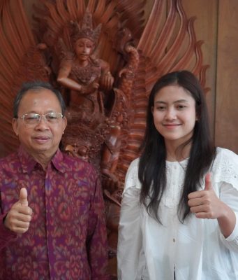 Gubernur Koster Siap “Support” Ratu Speed Dunia Jadi Dosen, Harap Terus Berjuang Harumkan Bali