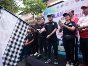 Walikota Jaya Negara dan Wawali Arya Wibawa Lepas Peserta Jalan Sehat Serangkaian HUT Ke-79 Koperasi