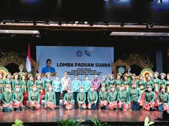 Semarak HKG PKK Ke-54 Tahun 2026, Ny. Ayu Kristi Arya Wibawa Hadiri Lomba Paduan Suara Tingkat Provinsi Bali