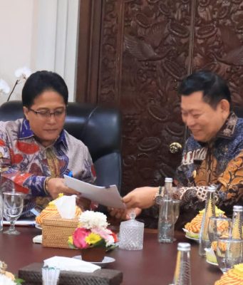 Terima Kunjungan Wagub Sulut, Wagub Giri Prasta Dorong Kerja Sama Pengembangan Pariwisata Berkualitas