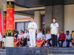Bupati Adi Arnawa Hadiri Gelar Pasukan Calon Paskibraka dan Paskibra se-Kabupaten Badung