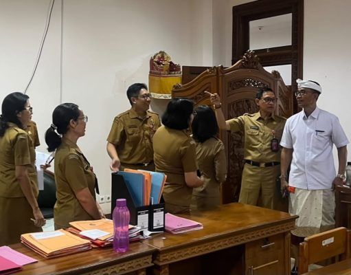Tingkatkan Disiplin ASN, Tim GDN Kabupaten Badung Gelar Sidak Jam Kerja