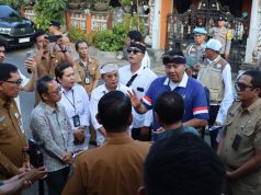 Sekda Denpasar Eddy Mulya Dampingi Menteri PKP RI Maruarar Sirait Tinjau Program BSPS di Banjar Oongan Tonja
