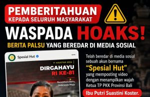Hoaks, Video Ny. Putri Koster Umumkan Undian HUT RI Ke-81 BPD Bali Dibuat dengan AI