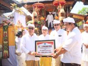 Walikota Jaya Negara Hadiri Karya Padudusan Agung di Pura Dalem Kahyangan Desa Adat Kesiman